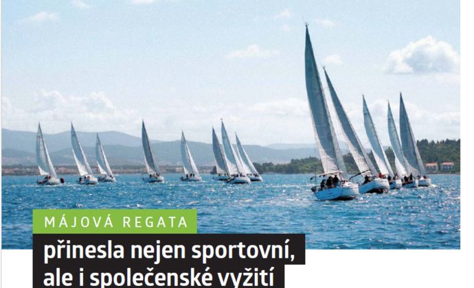 MÁJOVÁ REGATA přinesla nejen sportovní, ale i společenské vyžití